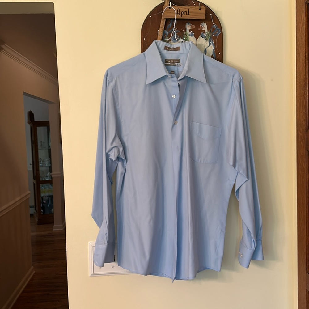4 men’s dress shirts. Size 16 1/2 34/35.
